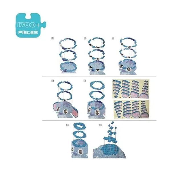 STpro Building Bricks Juego de 1500 piezas 1500 mini_6