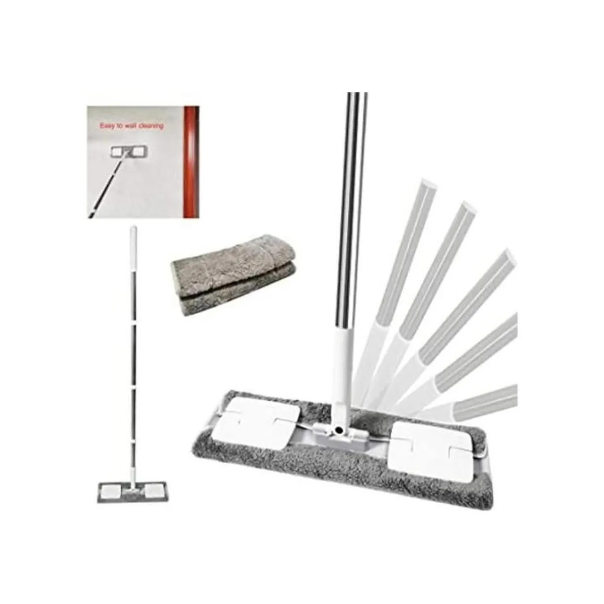 EZ SPARES Fregona de suelo de madera dura de microfibra_1