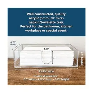 Sicily Servilletero de toalla de mano para invitados para