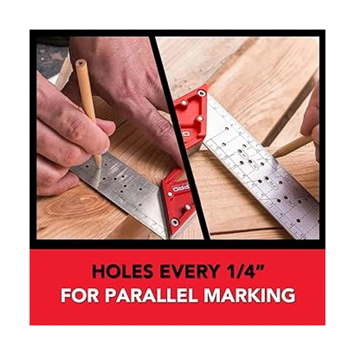 Kapro Cuadrado profesional 353 LedgeIt Try Mitre Para_4