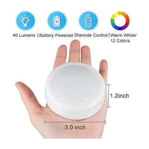 BLS Luces LED de disco con control remoto iluminación_3