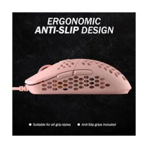 HK Gaming Mira M Mouse para juegos ultraligero con 6