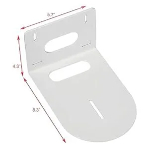Soporte de pared para cámaras selectas color blanco_2