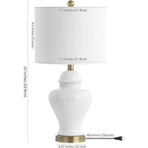 JONATHAN Y JYL6602CSET2 Juego de 2 lámparas de mesa Qin_6