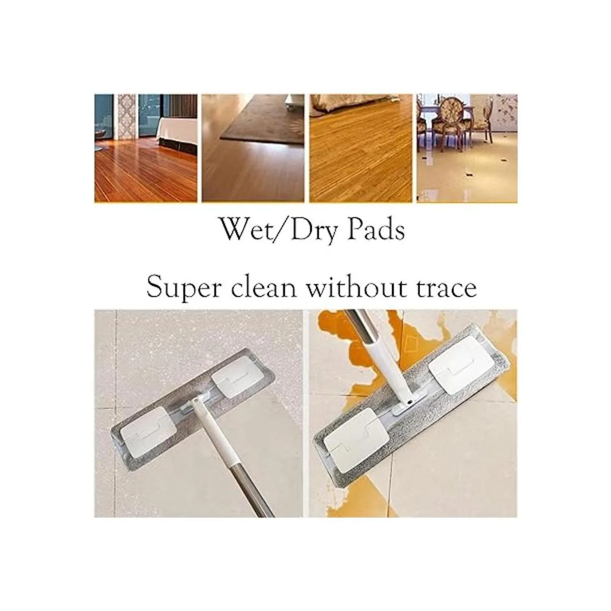 EZ SPARES Fregona de suelo de madera dura de microfibra_4