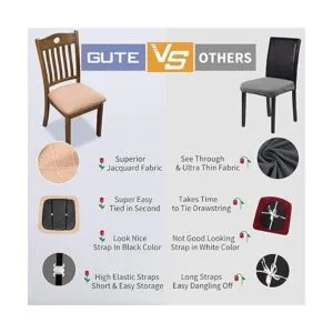 Fundas protectoras de asiento para sillas de comedor