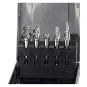 Juego de 5 fresas de carburo con vástago de 14 pulgadas_2