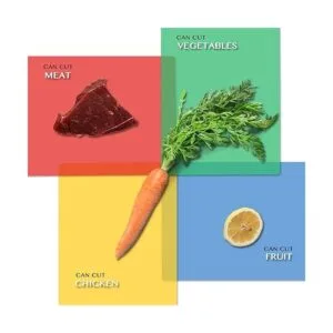 Fotouzy Tablas de cortar de plástico para cocina juego de_3