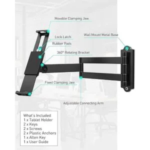 AboveTEK Soporte de pared para tableta se adapta a_5
