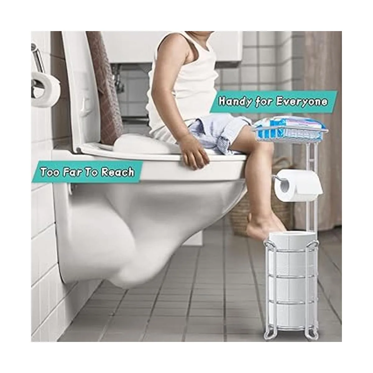 Soporte de papel higiénico soporte dispensador de_2