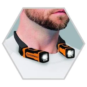 EZRED NK15OR ANYWEAR Luz de cuello recargable para_4