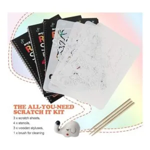 Mocoosy Paquete de 3 cuadernos de papel artístico para_5