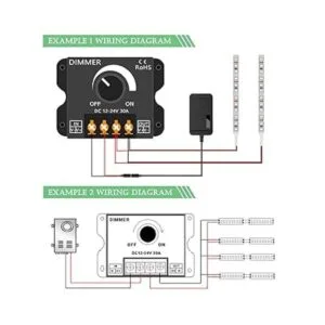 InduSKY Regulador de atenuación LED actualizado PWM DC 12