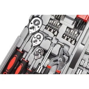 CARTMAN Juego de herramientas 205 piezas color rojo_3