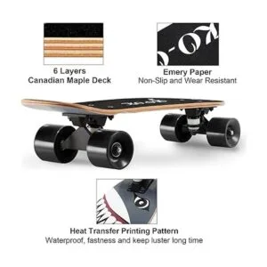 KOON Skateboard Complete Skateboards 22 Inch Mini Cruiser_4