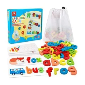 Coogam Leer juguete de aprendizaje de ortografía tarjetas_1