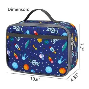 Flowfly Lonchera para niños Mini bolsa suave aislada