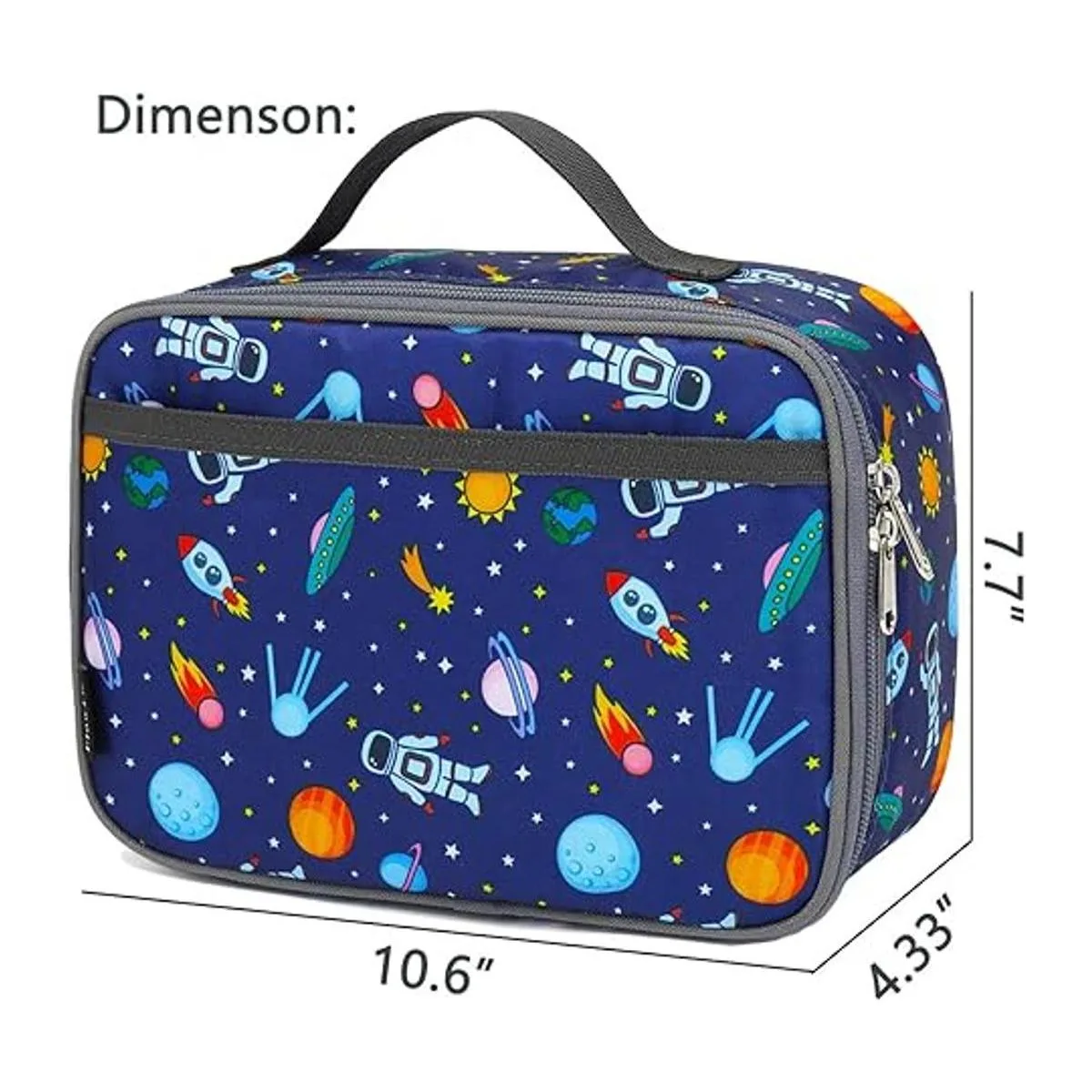 Flowfly Lonchera para niños Mini bolsa suave aislada