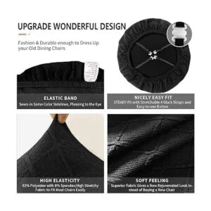 Fundas protectoras de asiento para sillas de comedor