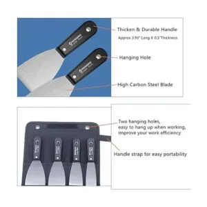 7 herramientas para paneles de yeso juego de cuchillos de_5