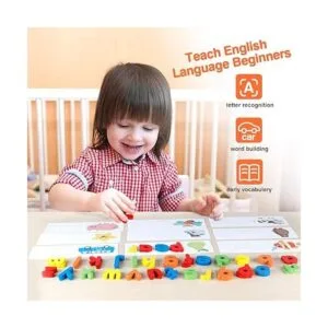 Coogam Leer juguete de aprendizaje de ortografía tarjetas_4