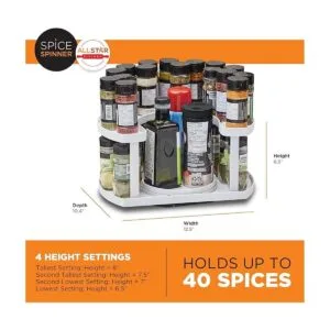 Spice Spinner Organizador y soporte de especias de dos_4