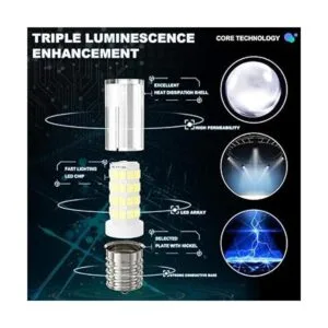 Bombilla LED E17 Kei 125 V 40 W equivalente a la luz del