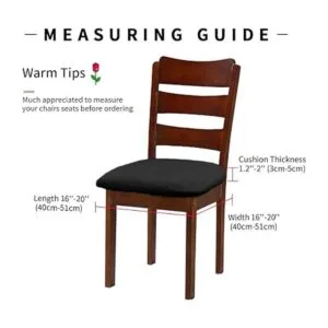 Fundas protectoras de asiento para sillas de comedor