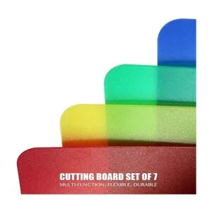 Fotouzy Tablas de cortar de plástico para cocina juego de_5