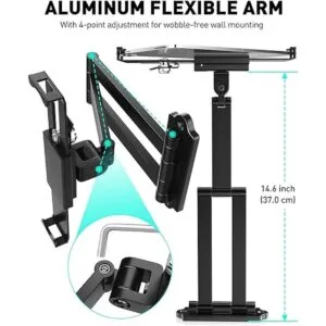 AboveTEK Soporte de pared para tableta se adapta a_3