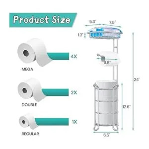 Soporte de papel higiénico soporte dispensador de_4