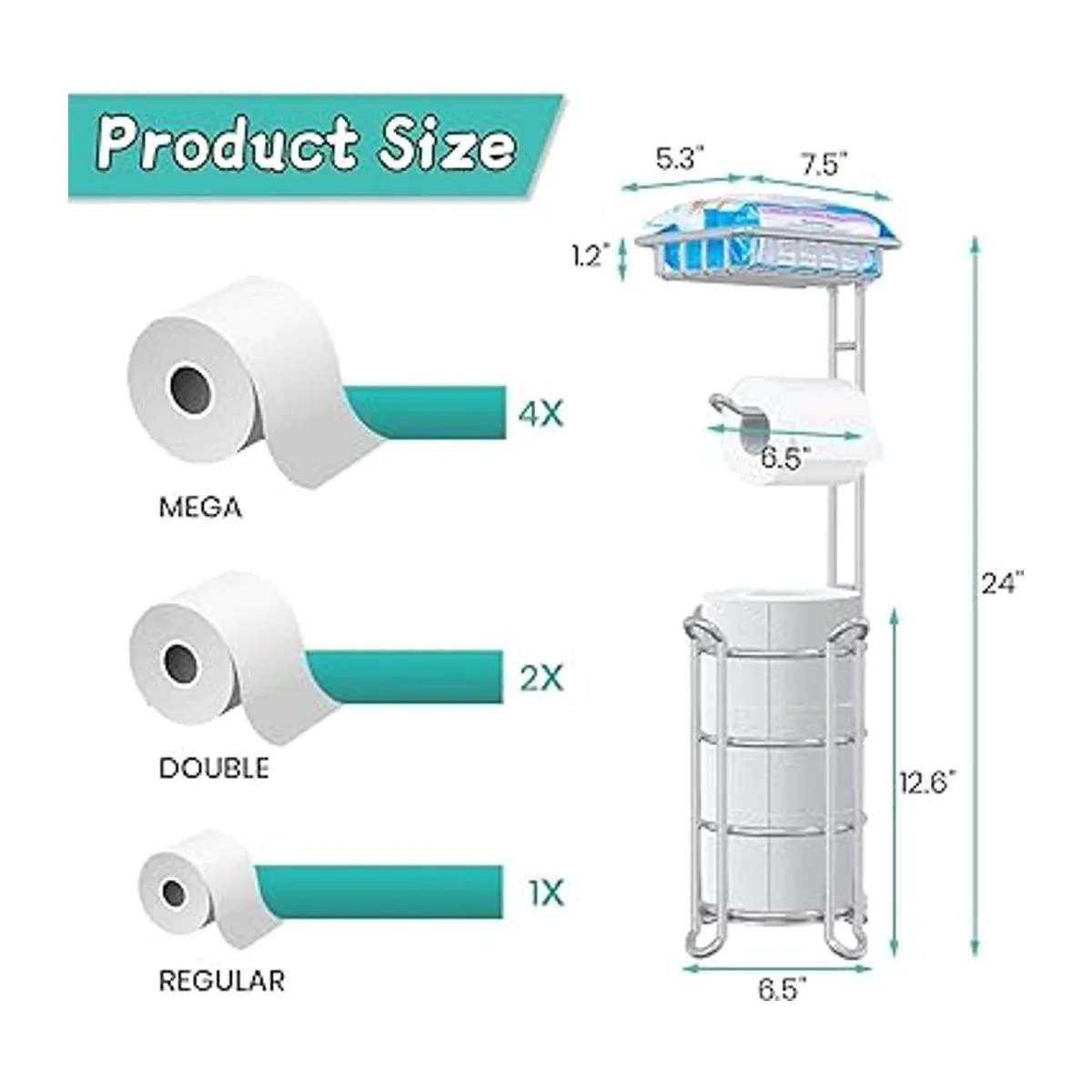 Soporte de papel higiénico soporte dispensador de_4