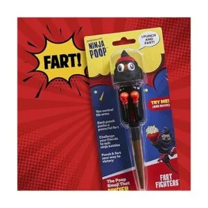 FARTING Bolígrafo de emoji NINJA para caca PUNCHING_3