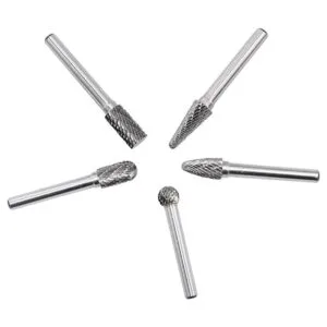 Juego de 5 fresas de carburo con vástago de 14 pulgadas_3