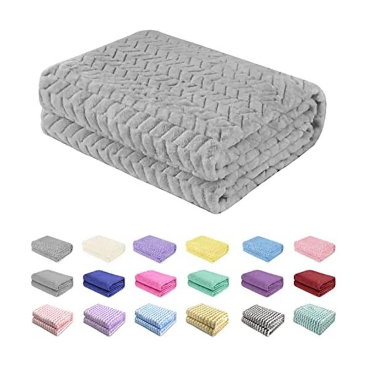 Manta de franela para bebé cobijas acogedoras para recién