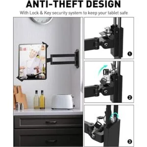 AboveTEK Soporte de pared para tableta se adapta a_4