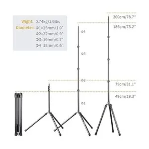 KF Concept 2.1m79 inch Aluminium Photography Studio_4