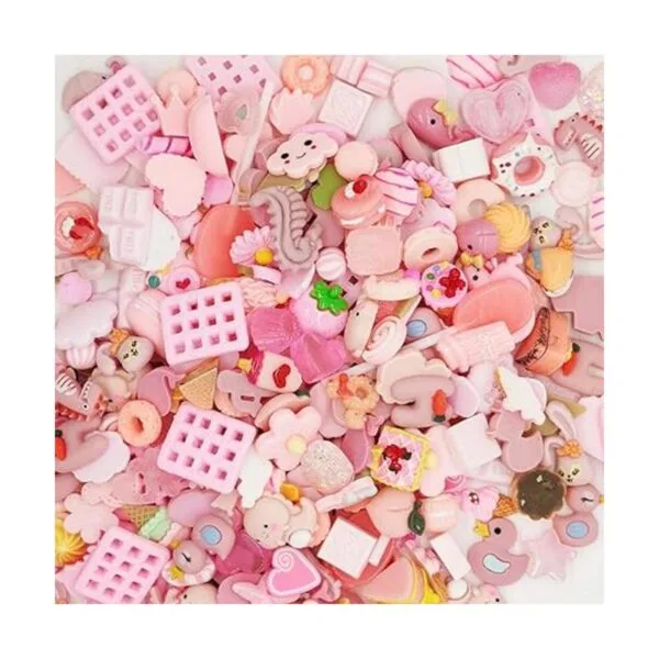 Halloluck Kit de 50 dijes de slime de Pascua para hacer_3