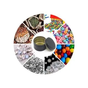 Latas de vela negras de 5 onzas línea de llenado de 4