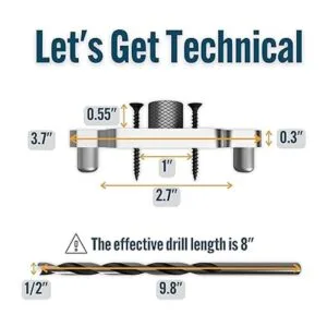 EVALD Kit de plantilla de pasador para soporte de estante_6