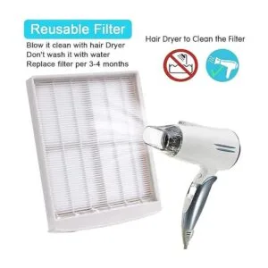 Makartt Filtro colector de polvo de uñas 2 filtros_2