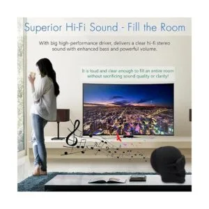 DORNLAT Altavoz Bluetooth de calavera altavoz_4