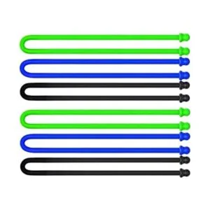 6 bridas de silicona original de 12 pulgadas bridas de