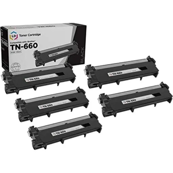 LD Products Cartucho de tóner compatible con Brother TN660_1