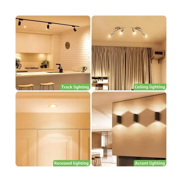 Lepro Bombillas LED GU10 regulables 3000 K color blanco_6