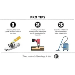 EVALD Kit de plantilla de pasador para soporte de estante_5