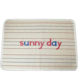 Alfombras de trabajo Montessori de algodón Montessori para