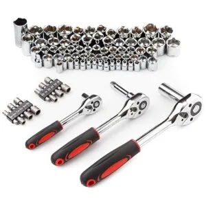 CARTMAN Juego de herramientas 205 piezas color rojo_6