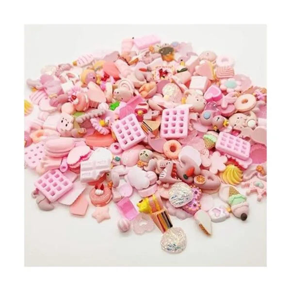 Halloluck Kit de 50 dijes de slime de Pascua para hacer_4