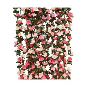 Party Joy Guirnalda de flores artificiales para colgar de